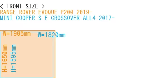 #RANGE ROVER EVOQUE P200 2019- + MINI COOPER S E CROSSOVER ALL4 2017-